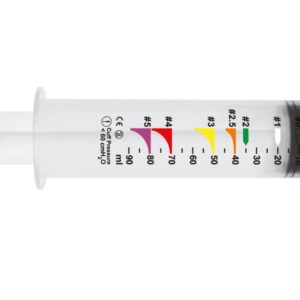 Spritze für Larynx-Tuben und Masken